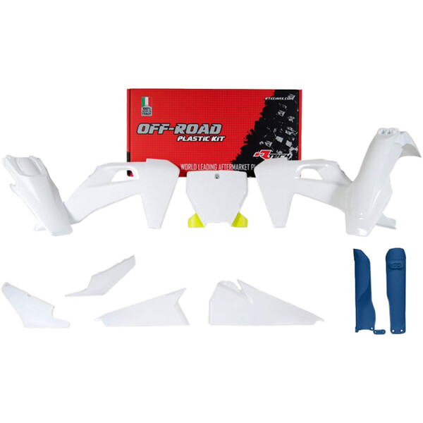 RTECHMX - Kit plastique Husqvarna FC (2018-2022) - RKITHSQOEM609 Blanc