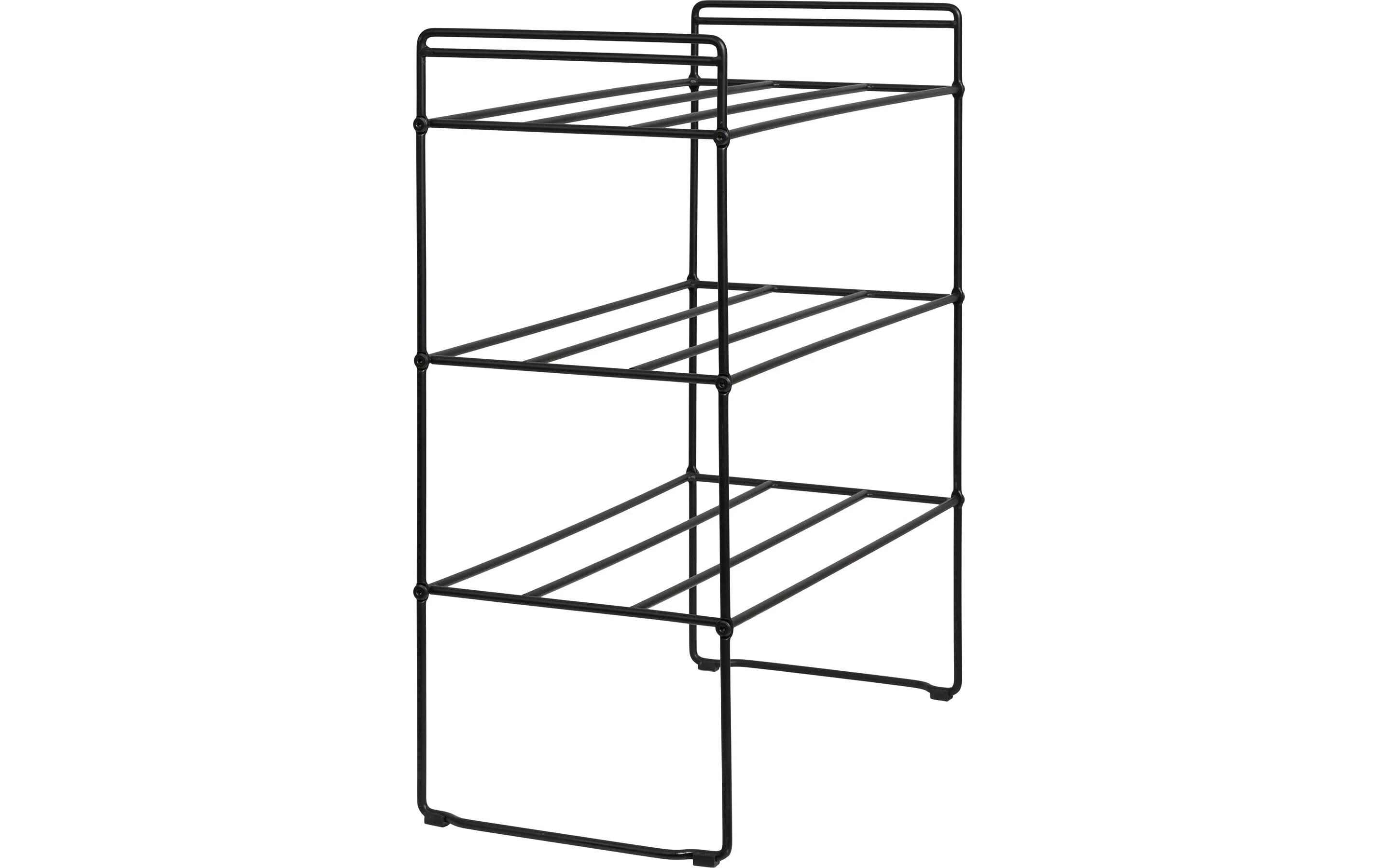 Schuhregal Swansea 49.5 x 60 cm, SchwarzSchuhgestell