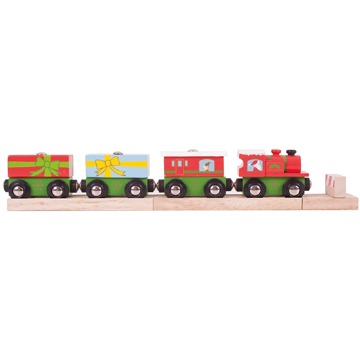 Bigjigs Rail Moteur et wagons train Noël