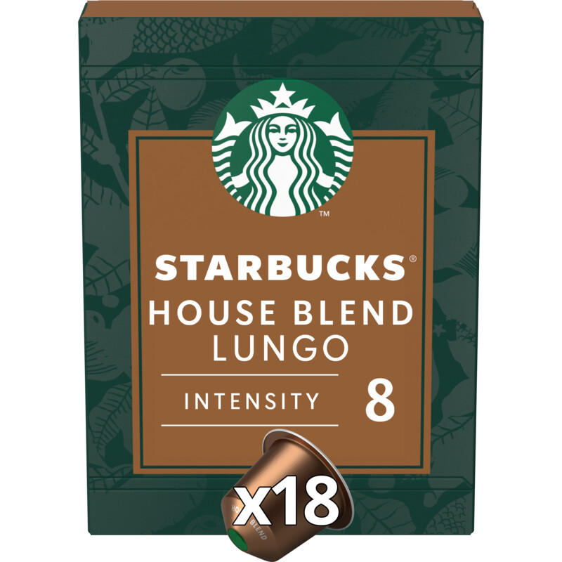 Starbucks Nespresso house blend lungo capsules