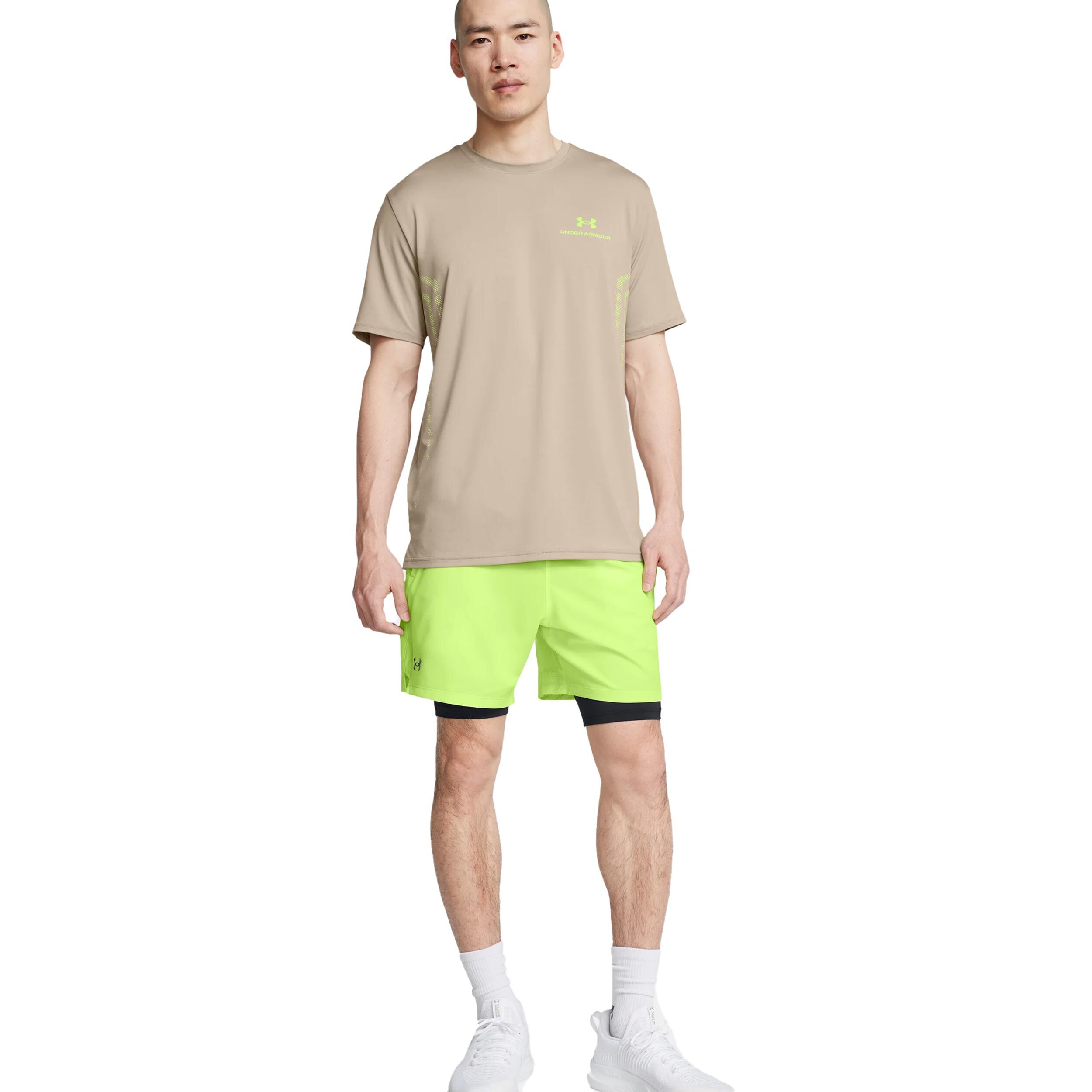 Under Armour Vanish Woven 2in1 Shorts Hommes - Vert