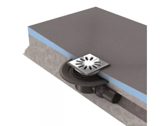 WEDI - Ecoulement horizontal extra plat mini max fundo