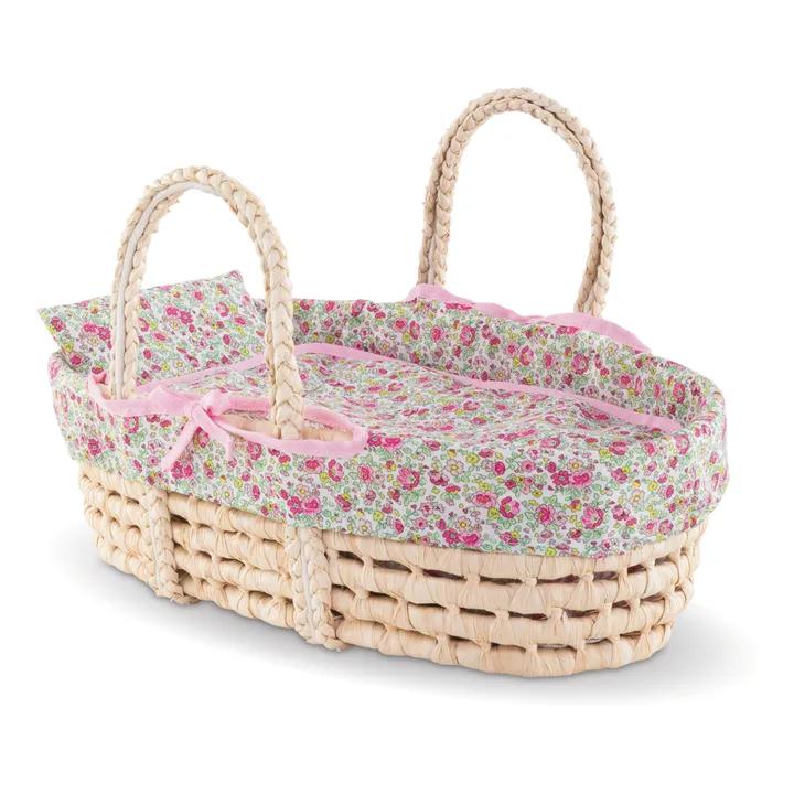 Corolle Couffin tressé et accessoires