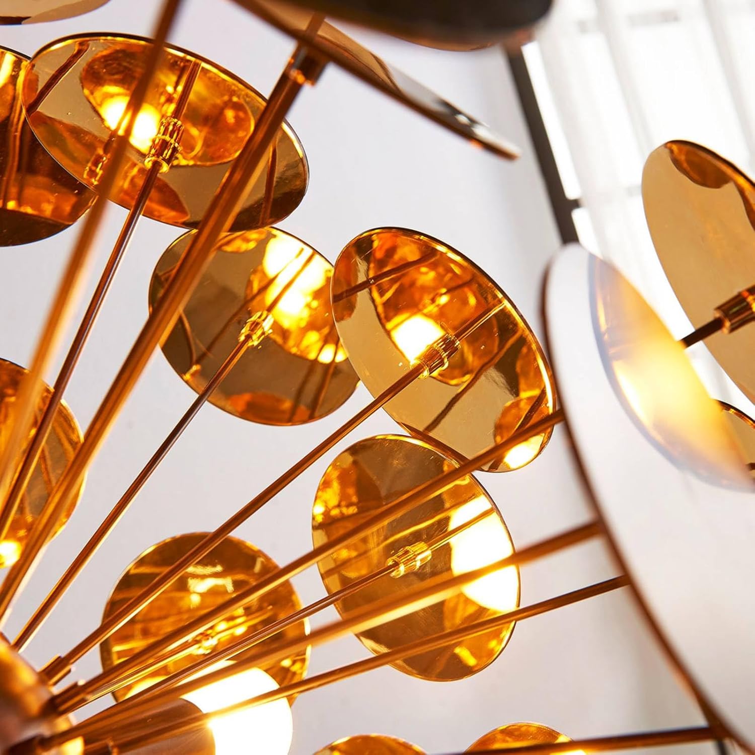 Lindby Pendelleuchte Kinan (Modern) in Schwarz (5 flammig, E14) - Deckenlampe Esstischlampe Hängelampe Hängeleuchte Wohnzimmerleuchte