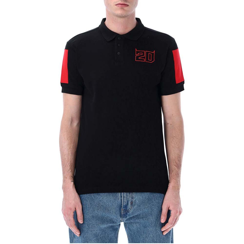 Fabio Quartararo - Polo 20 Noir / Rouge