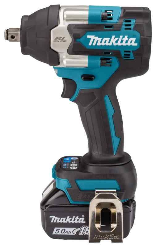 Makita DTW700RTJ 18V Li-ion accu slagmoersleutel set (2x5.0 Ah) in Mbox - 1/2