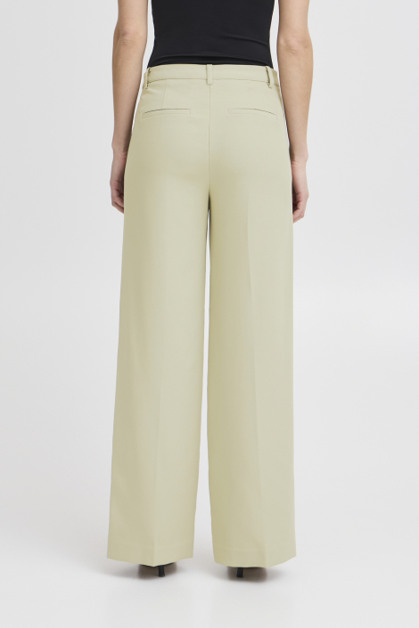 Ichi groene dames broek