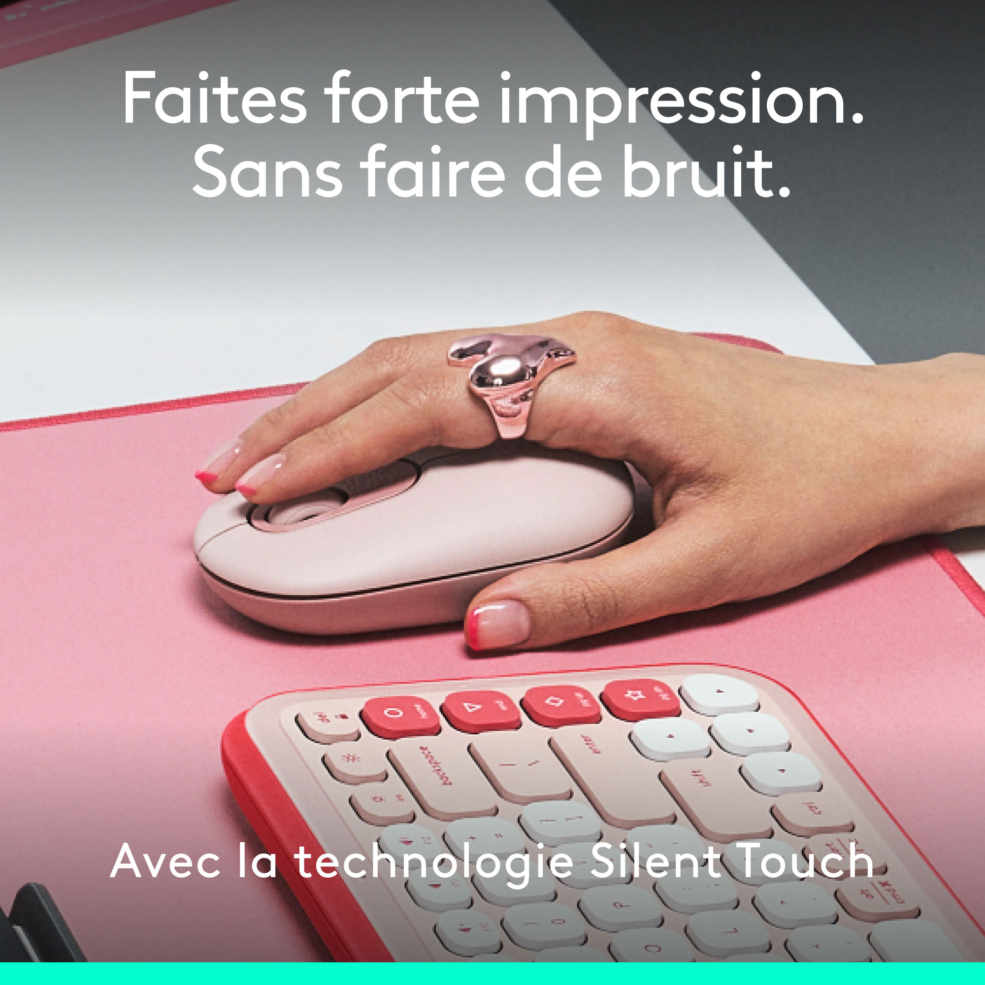 Logitech POP Mouse (Rose)
