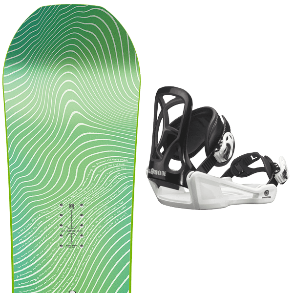 Pack snowboard NITRO RIPPER YOUTH X VOLCOM + Fix