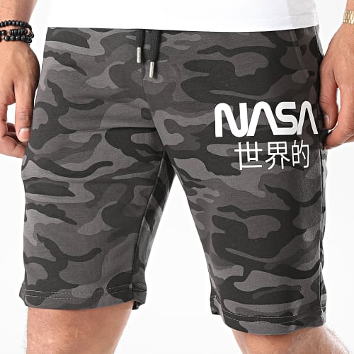 Short Jogging Japan Camo Noir