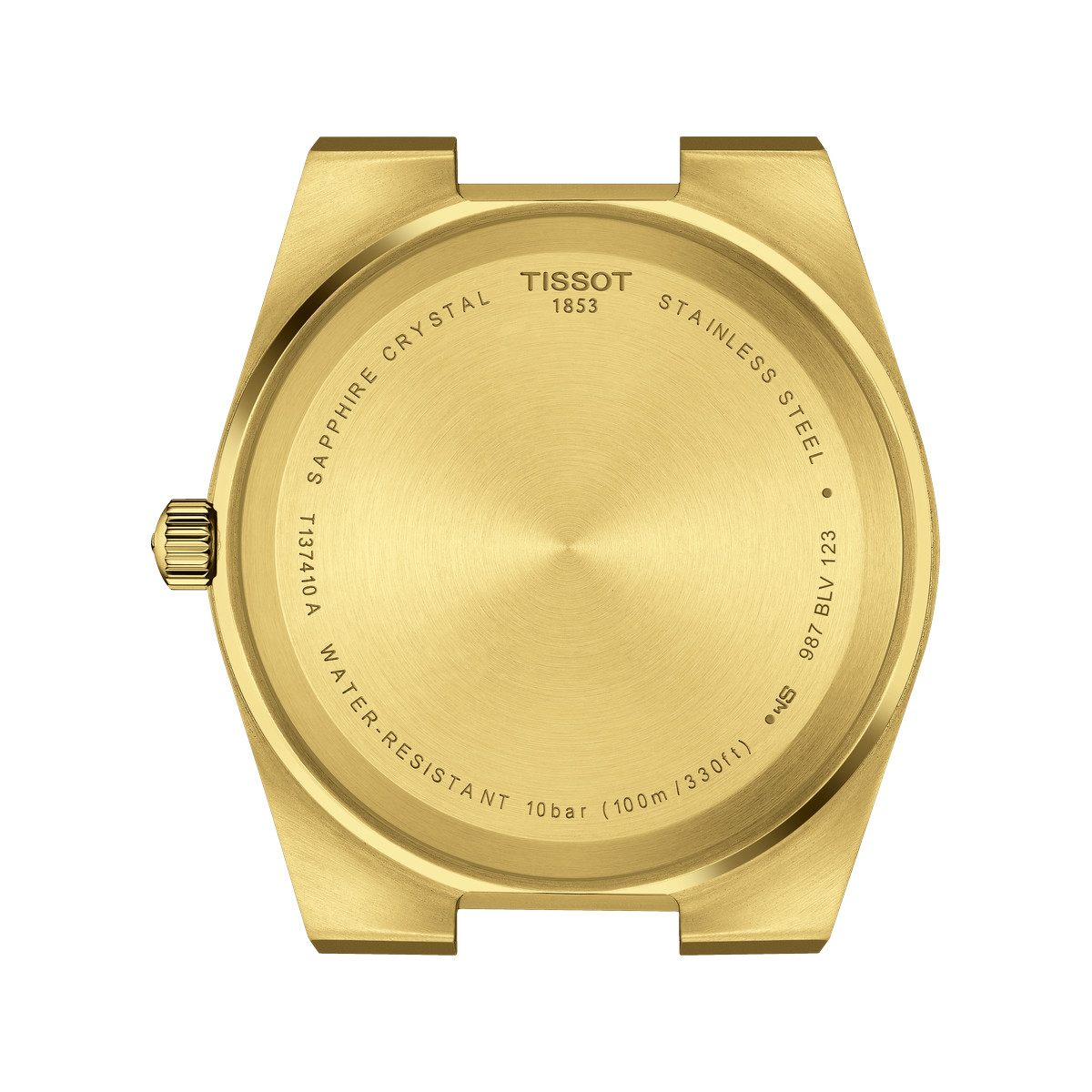 Montre TISSOT homme bracelet acier doré jaune