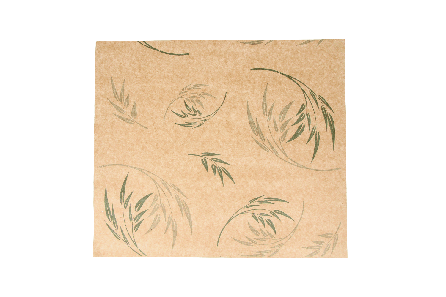 Vetvrij papier 33x38cm hamburgervellen FSC®Mix kraft bamboe