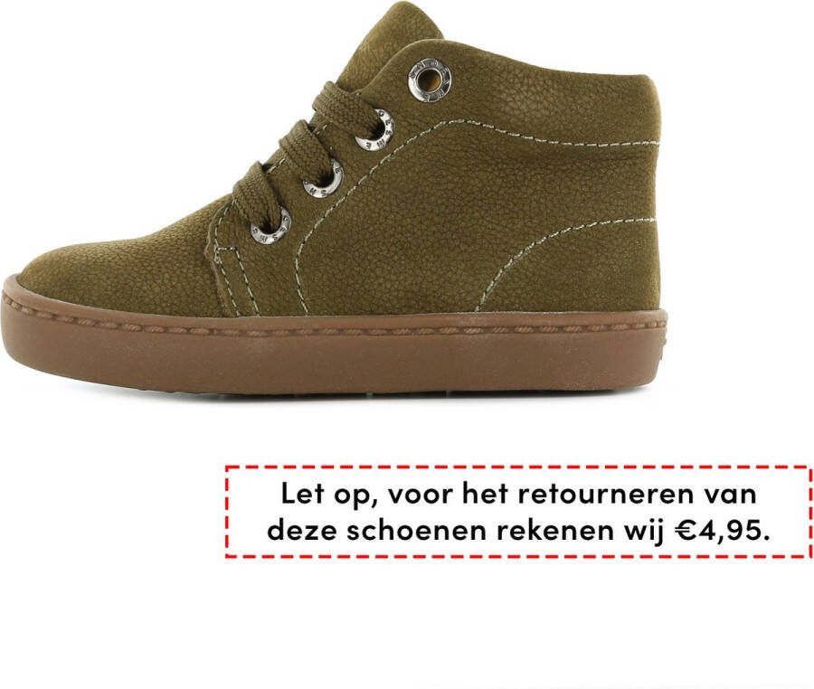 Shoesme Veterschoenen | | Green | Leer