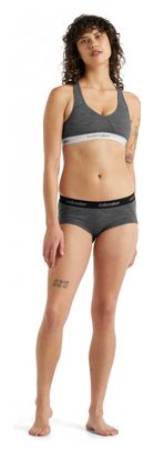 Brassière Icebreaker Sprite Racerback Gris