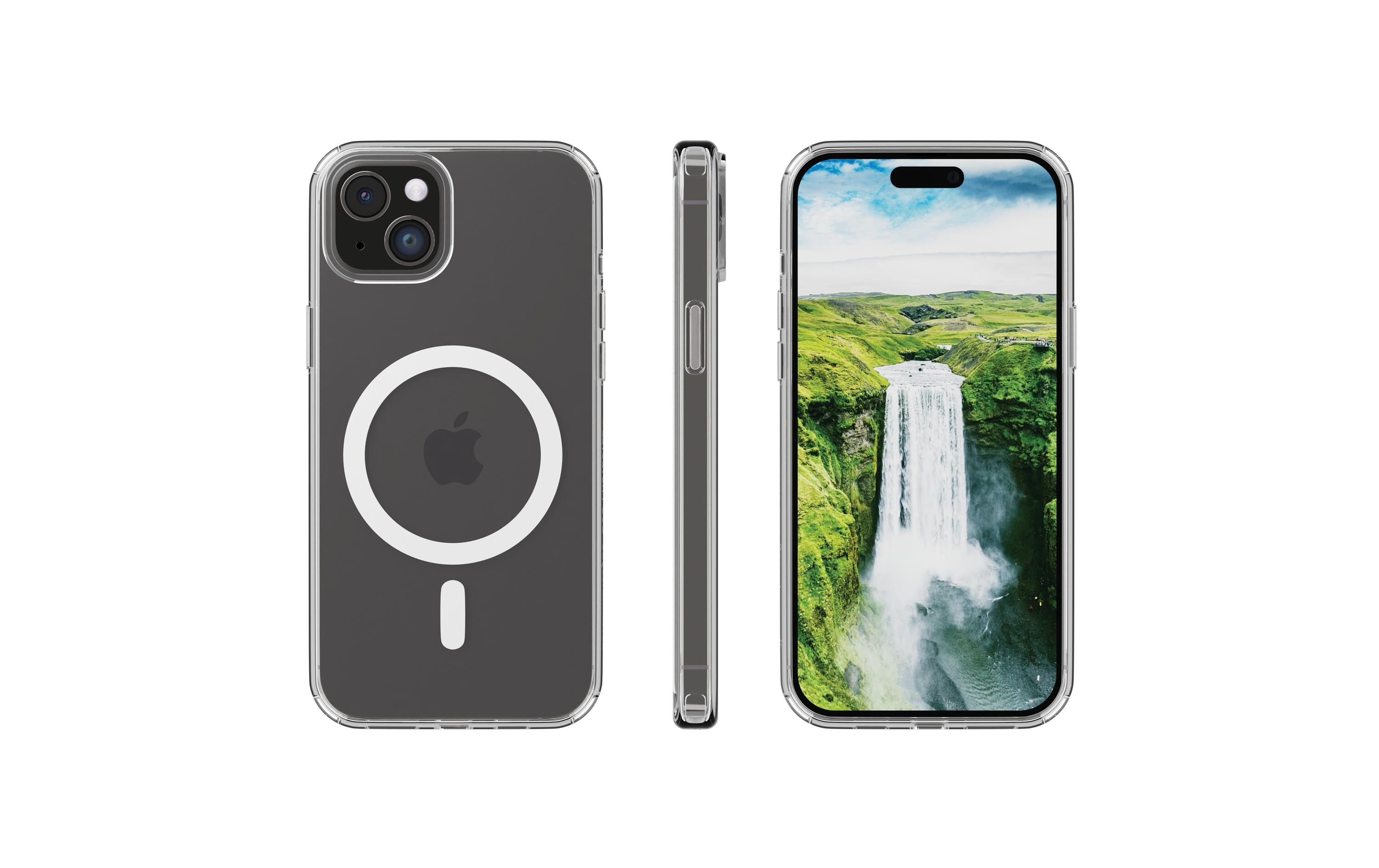 Back Cover Iceland Ultra D3O iPhone 15 TransparentMagSafe-kompatible Schutzhülle mit D3O-Schutz für das Apple iPhone 15