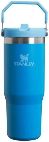 Stanley The IceFlow Flip Straw Tumbler thermos flask, blue, 890 ml