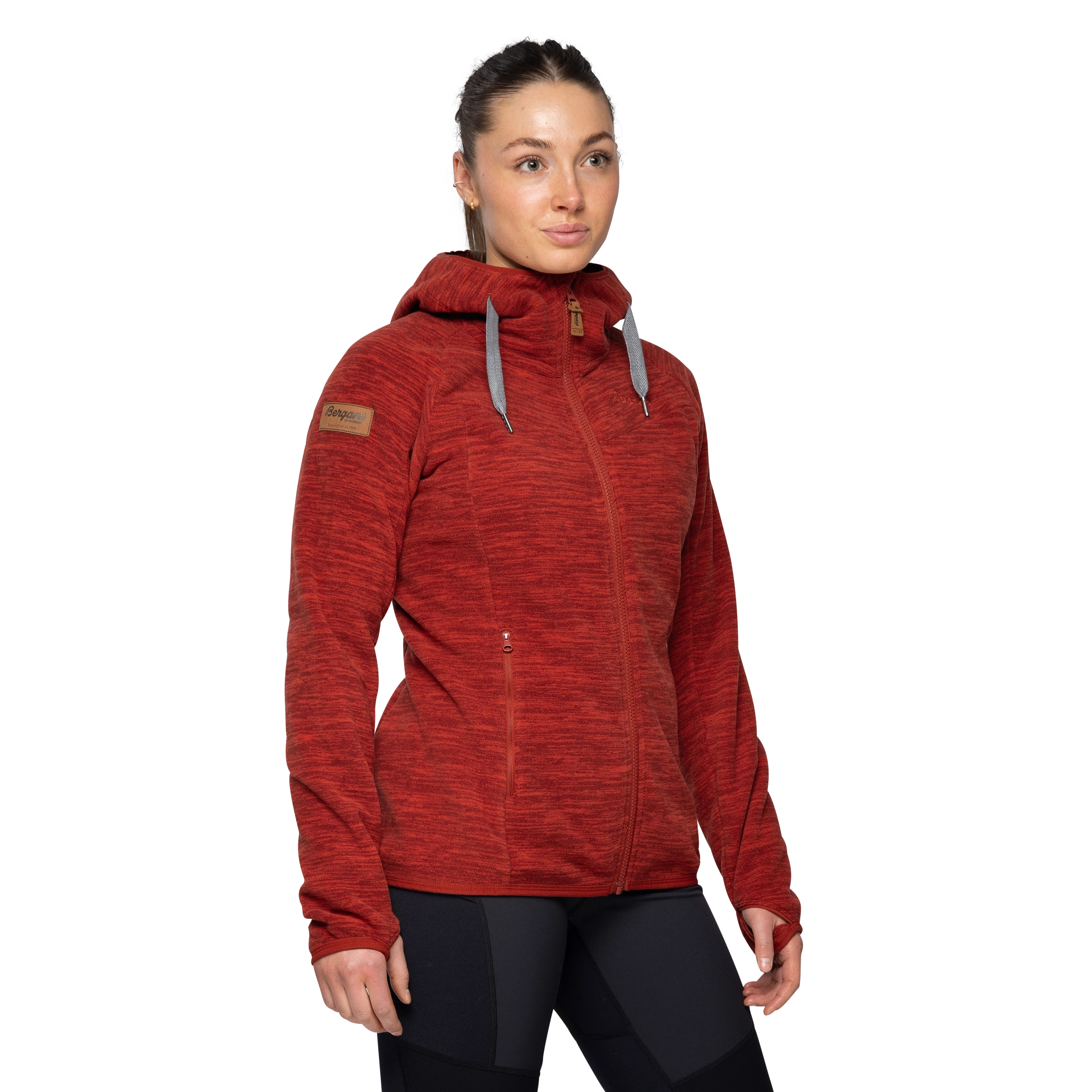 Hareid Fleece W Jacket Chianti Red