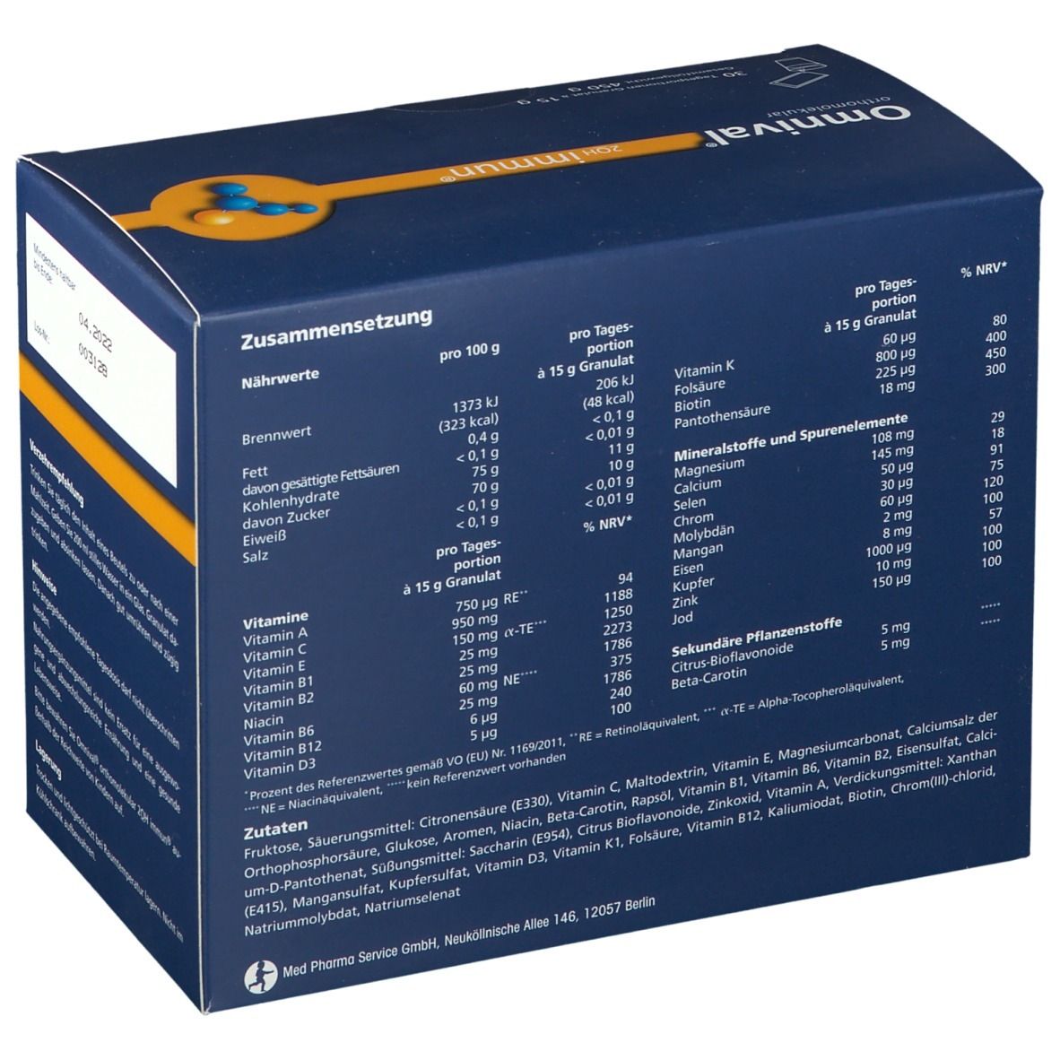 Omnival® orthomolekular 2OH immun®