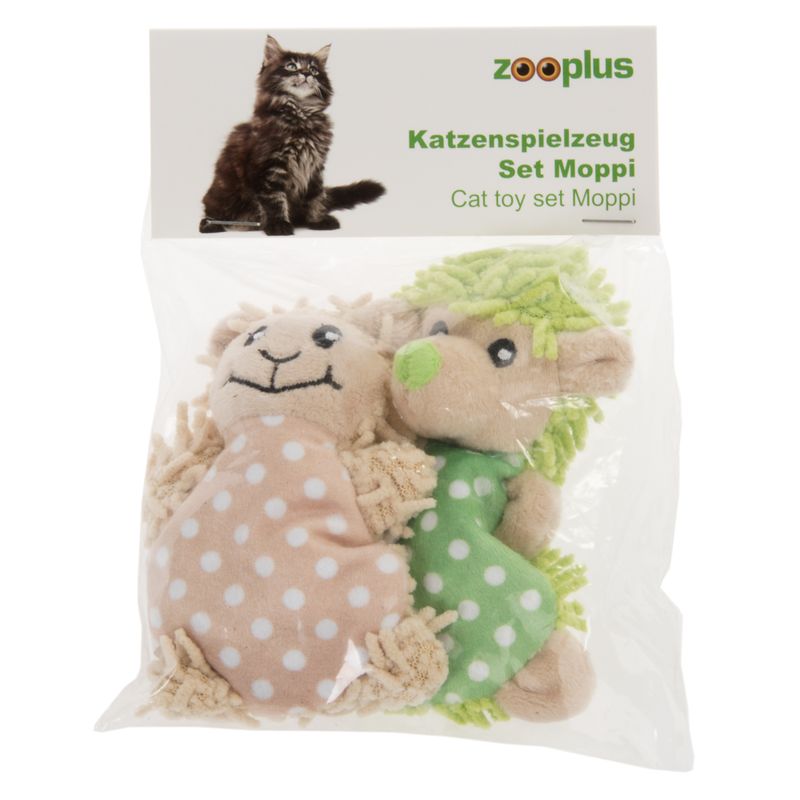 Jouets Hérisson et Mouton Moppi avec menthe à chat