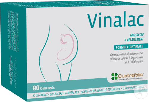 Vinalac Quatrefolic Grossesse & Allaitement 90 Comprimés