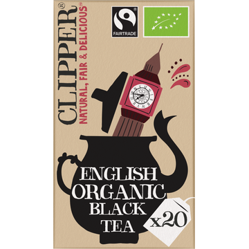 Clipper English Organic Black Tea 20 Stuks 34 g