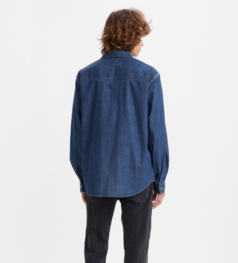 Levi's Camisa Western Azul