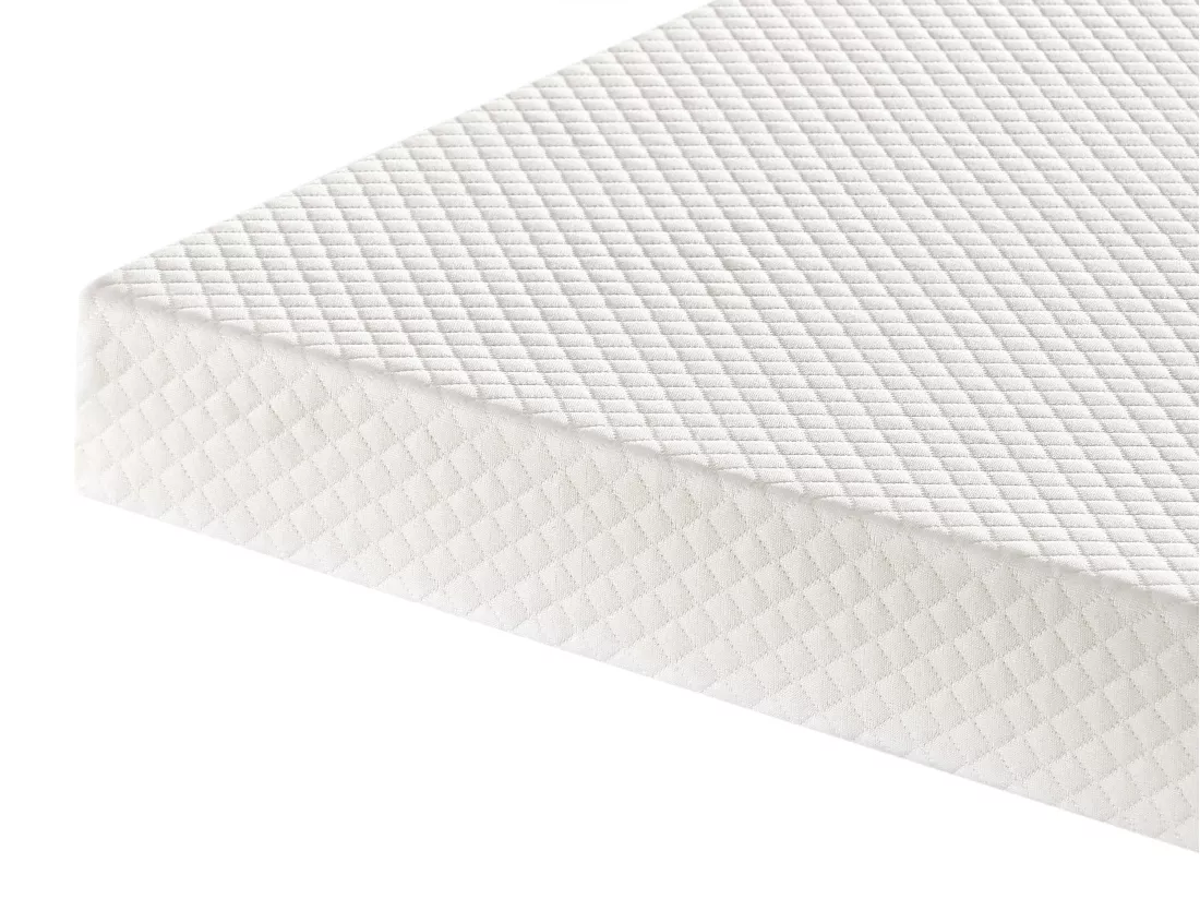 Ensemble 140 x 190 cm cadre à lattes + matelas mousse déhoussable ép.9cm - OCHI de YSMÉE