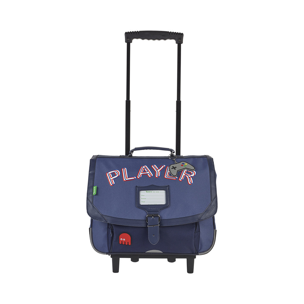 Cartable trolley Colin bleu