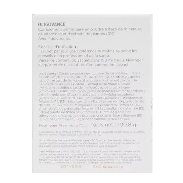 Inovance Oligovance 14 sachês