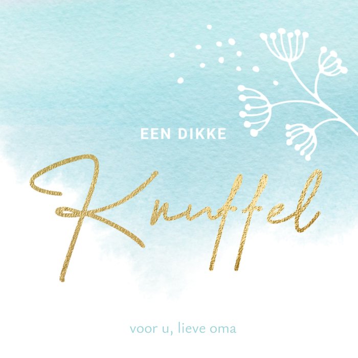 Luckz | Sterkte kaart | knuffel | oma
