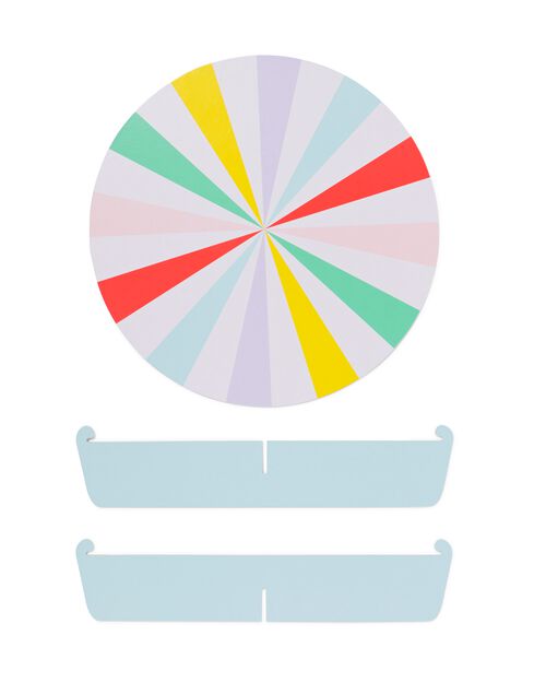 étagère multicolore