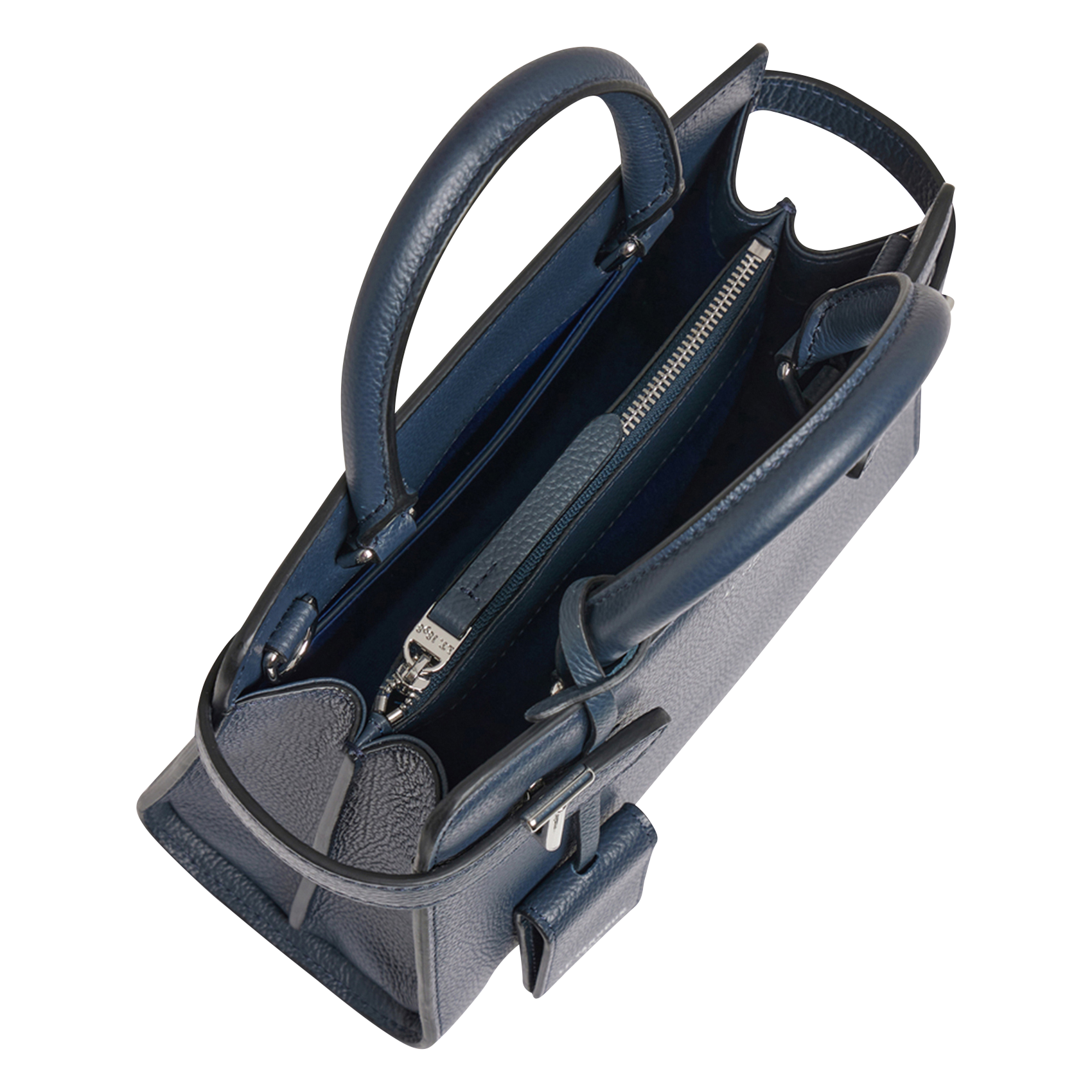 EMILIE - Sac à main en cuir | Bleu