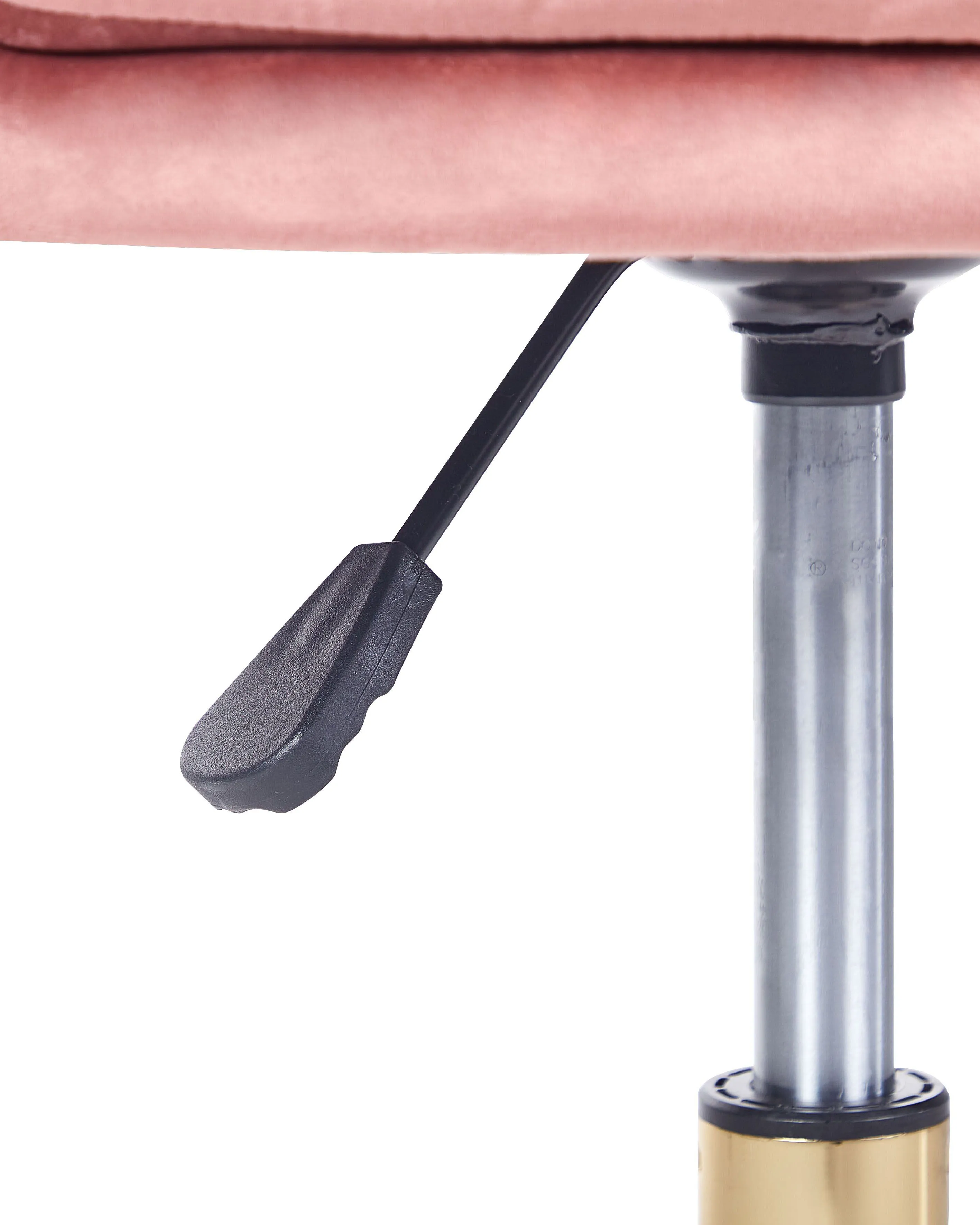Bureaustoel MONTICELLO Fluweel Roze