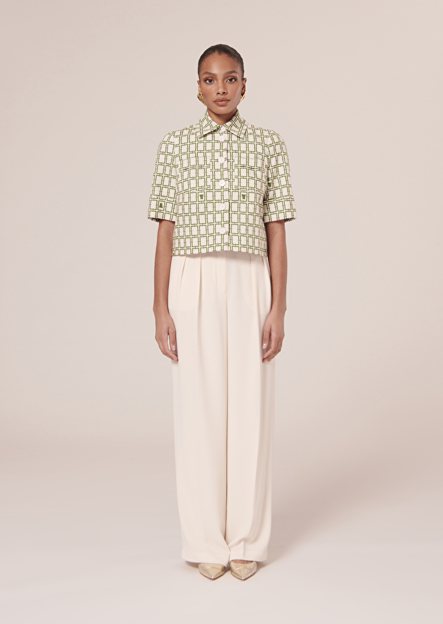 Pantalon Parigiécru en crêpe
