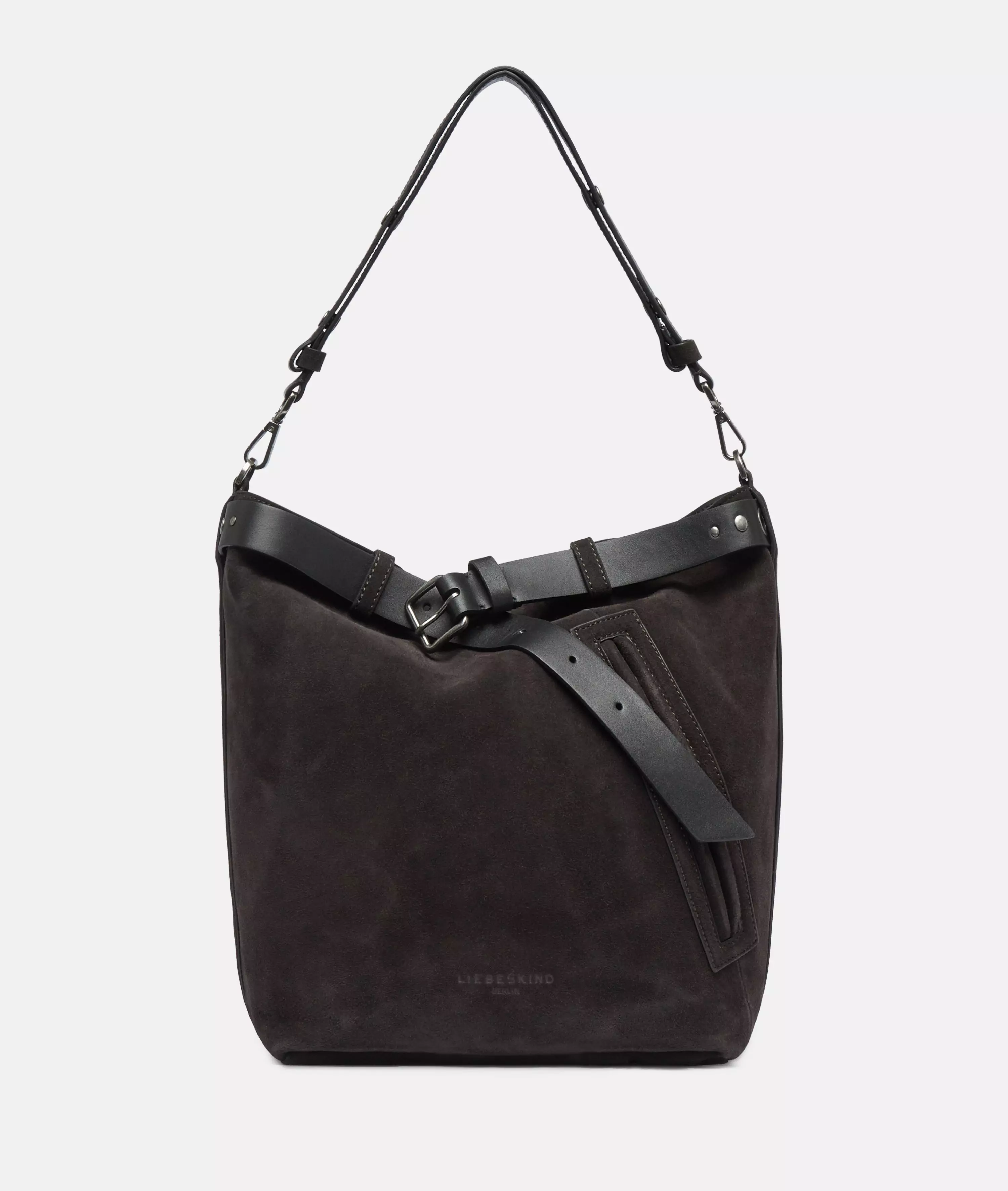 Zita Hobo L Large bag made from soft suede