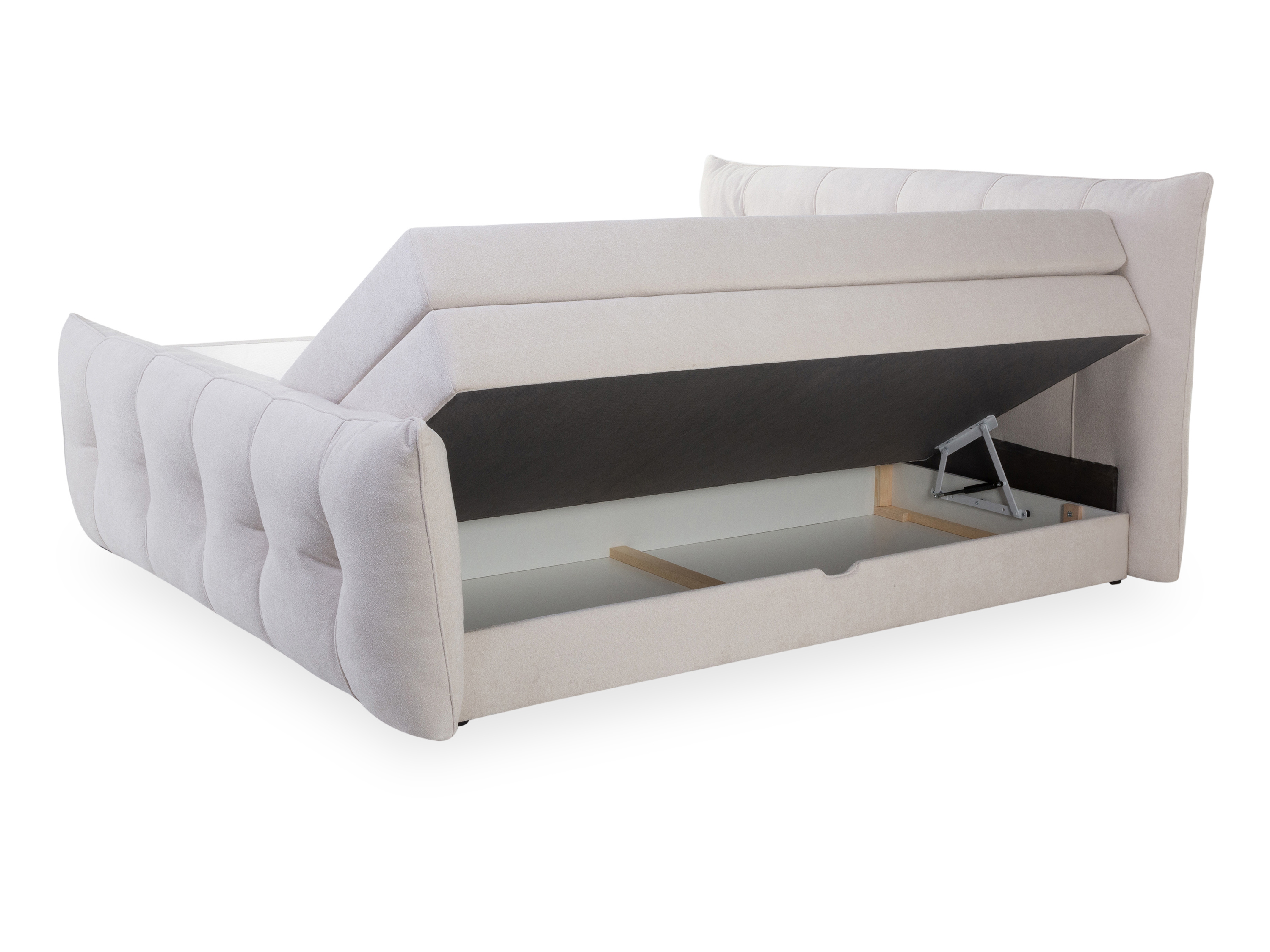 Boxspringbett HARPER WARTA 140x200 cm Pearl