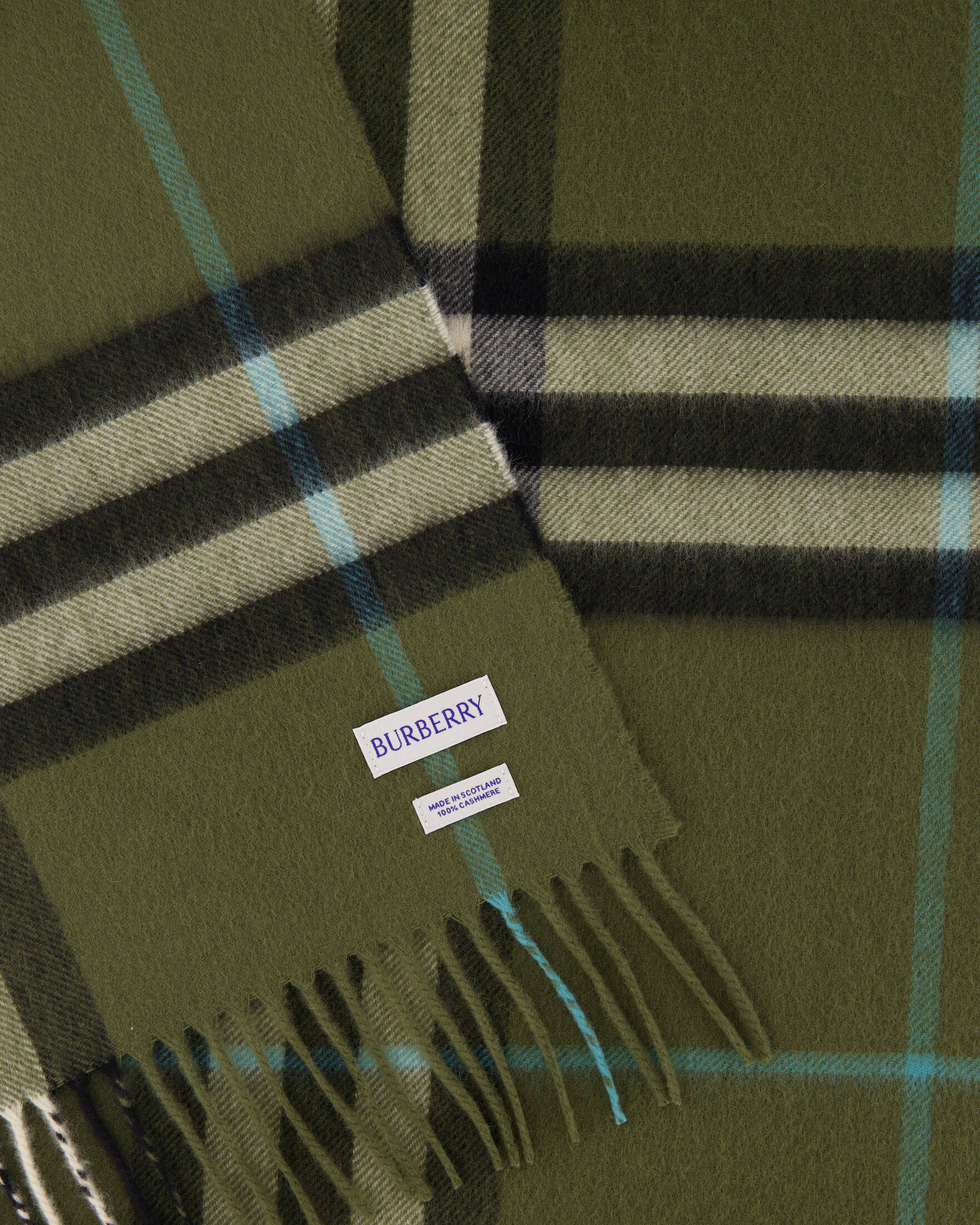 Burberry| Damen Kaschmirschal mit Fransen
