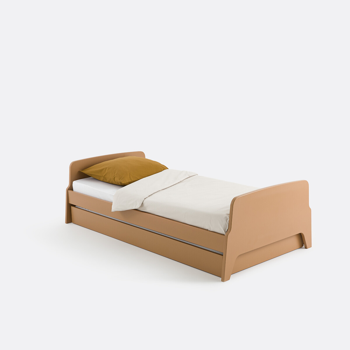 LA REDOUTE INTERIEURS<br>Cama com gaveta estilo retro vintage, 1 pessoa, Adil