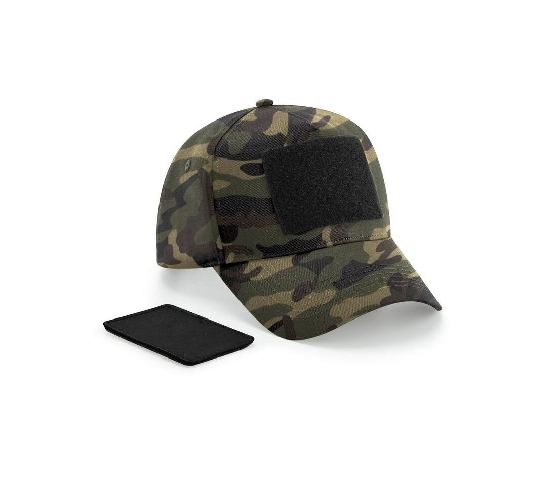 BEECHFIELD BF638 - Casquette 5 pans avec patch amovible