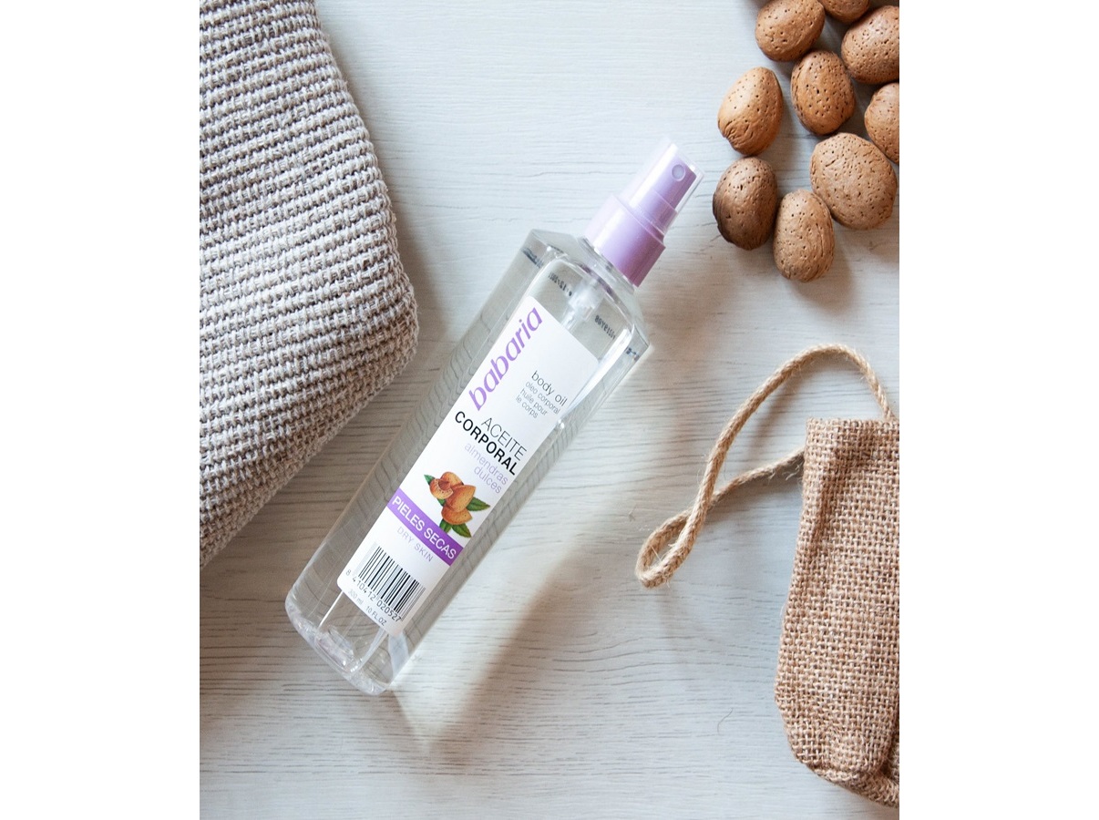 ÓLEO CORPORAL DE ALMÊNDOAS DOCES BABARIA 300 ML.