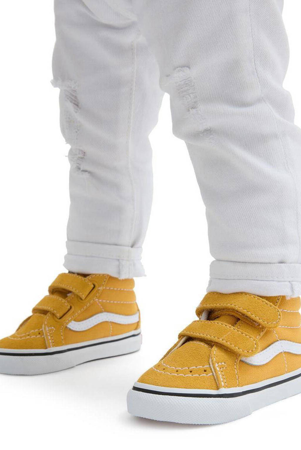 SK8-Mid Reissue V MTE-1 Golden Theory sneakers oker/wit