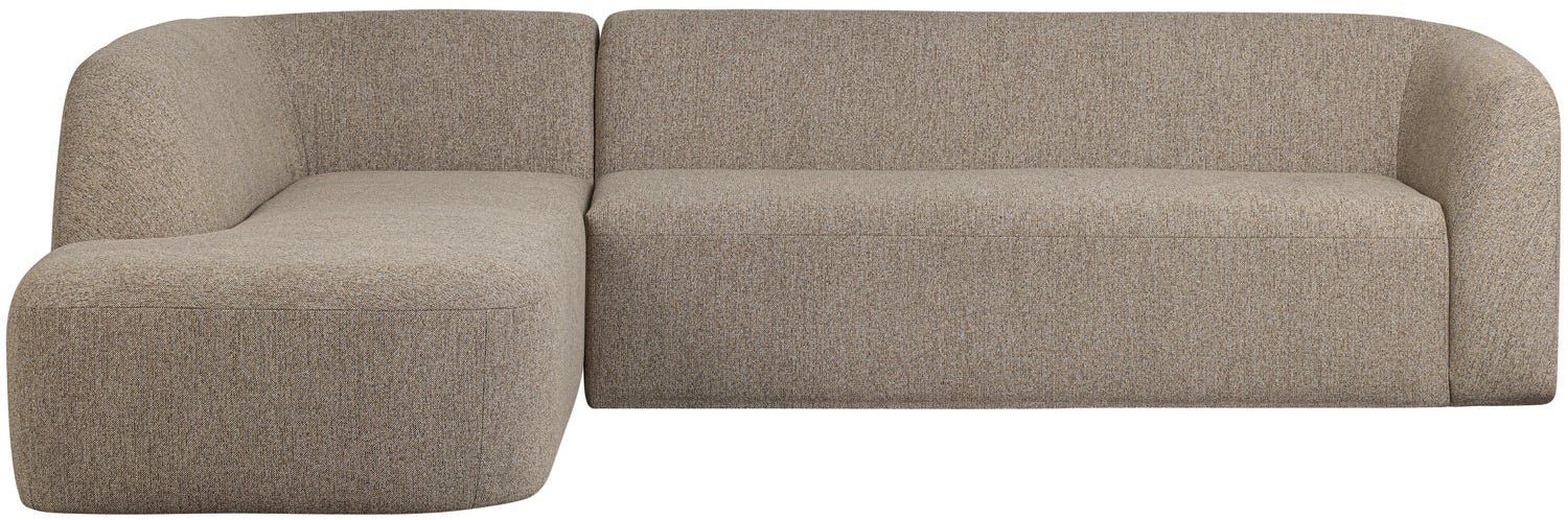 WOOOD   Sloping Natural Melange Hoekbank