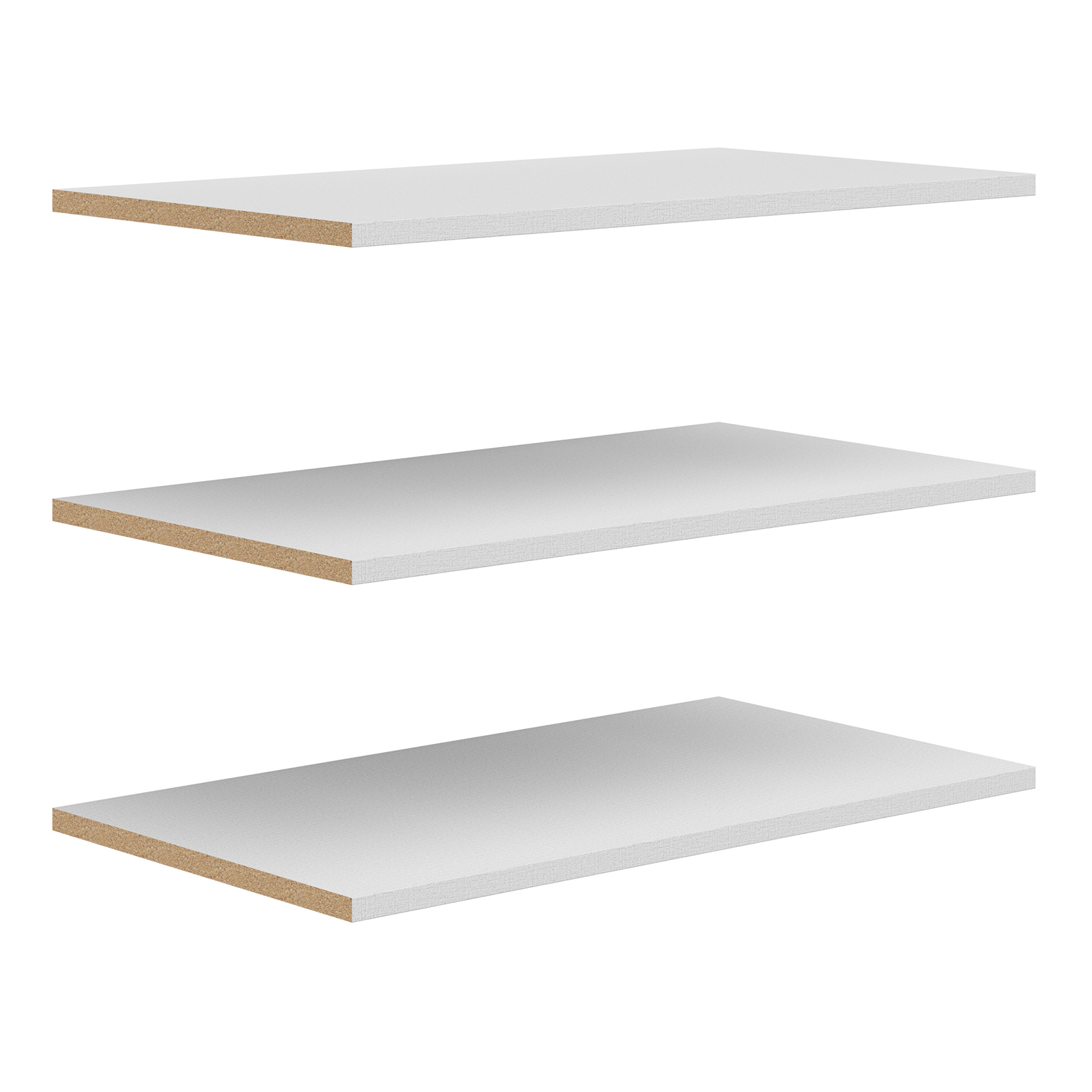 3-teiliges Einlegebodenset - Textil Dekor - 48x87,9 cm