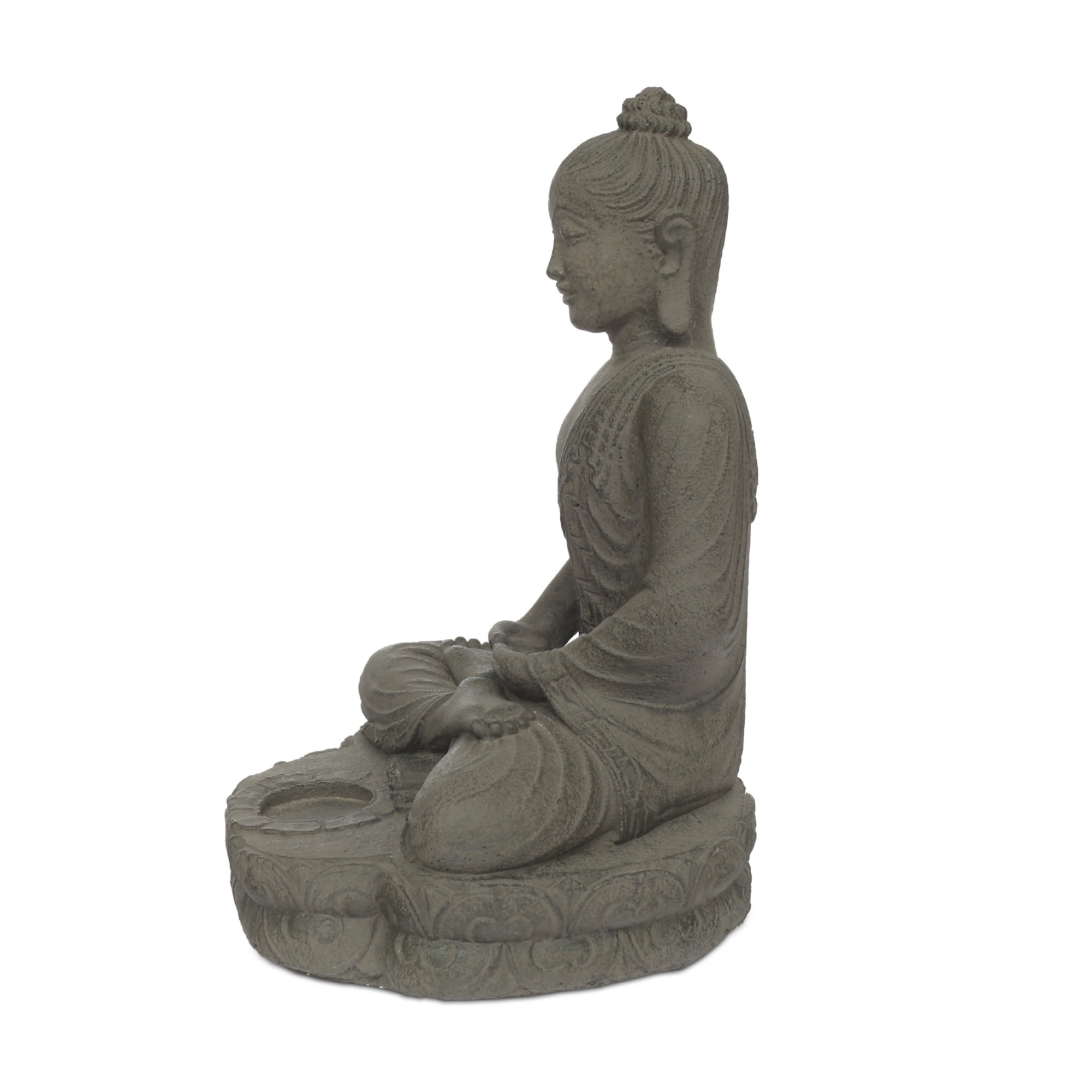 Skulptur 'Buddha sitzend' mit Teelichthalter, H 32 cm, B 21 cm, L 19 cm günstig bestellen
