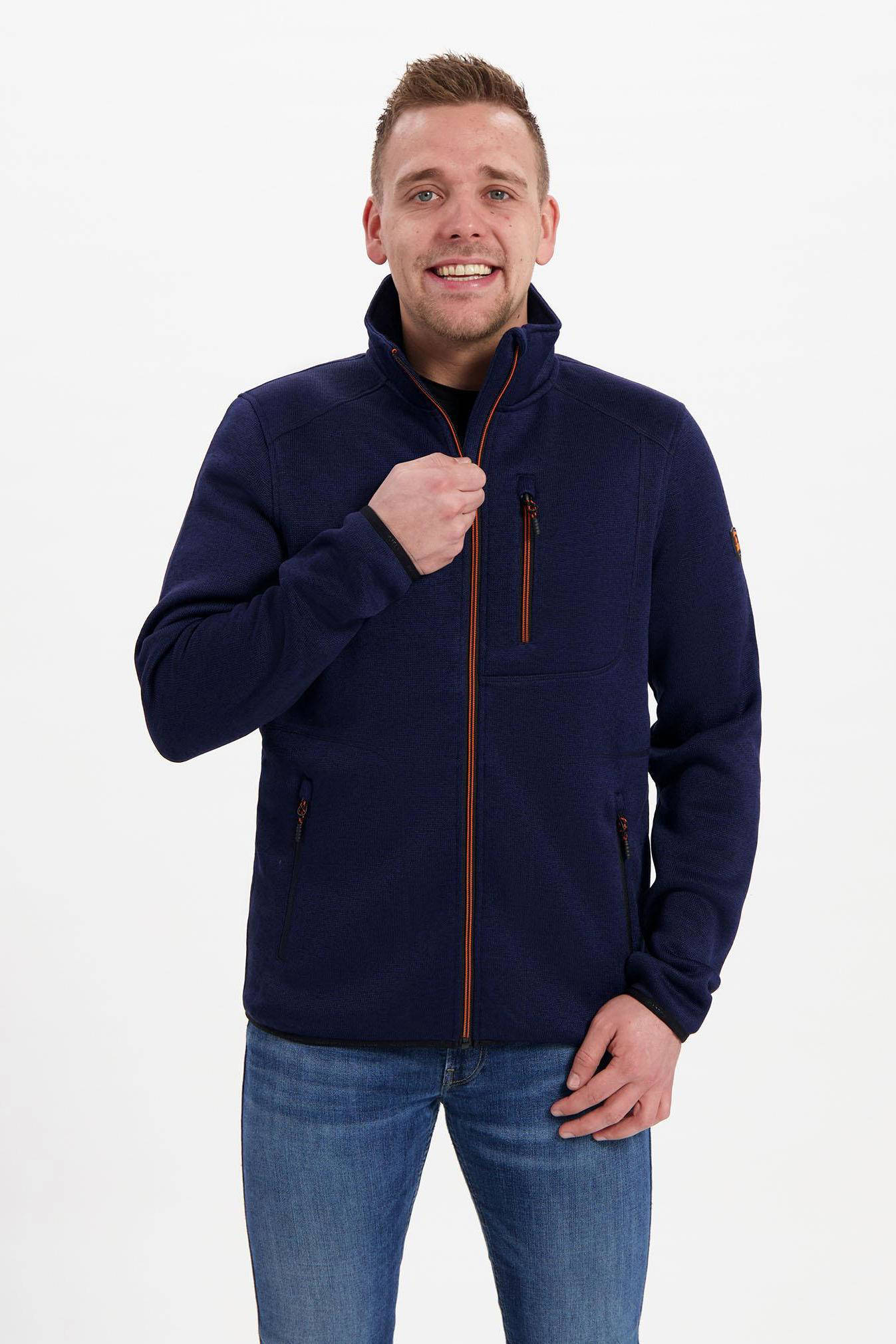 Kjelvik outdoor vest Teun donkerblauw