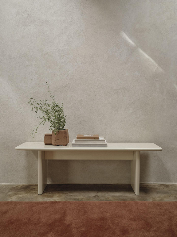 Ferm Living Rink eetbank140 Eggshell