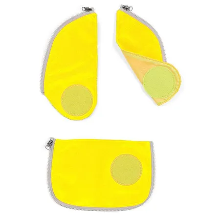 ergobag CUBO Sicherheitsset, gelb, 3-teilig