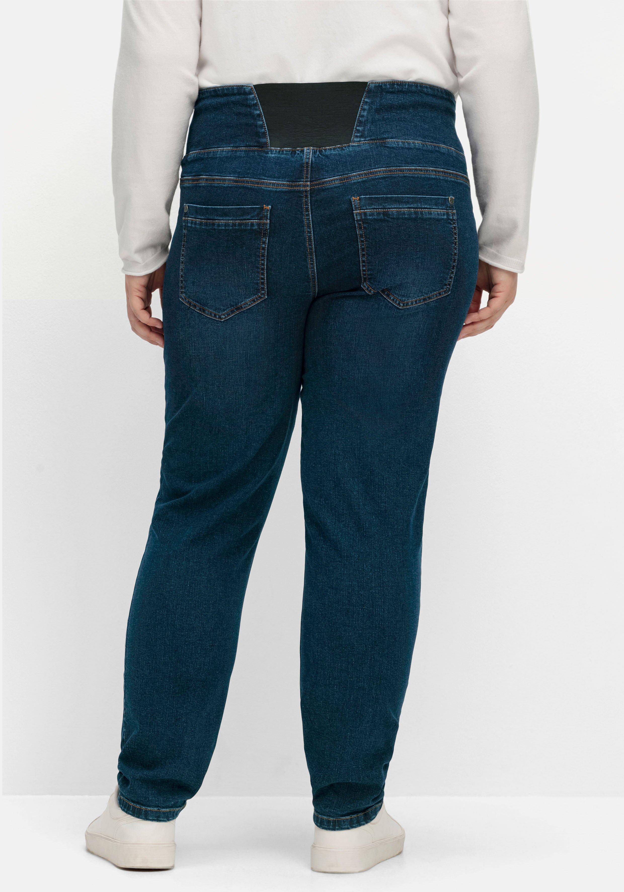 Schmale High-Waist-Jeans in Curvy-Schnitt ANNE