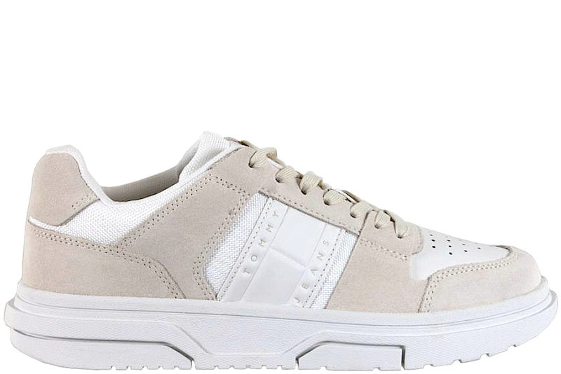TOMMY HILFIGER - THE BROOKLYN SUEDE WHITE BEIGE