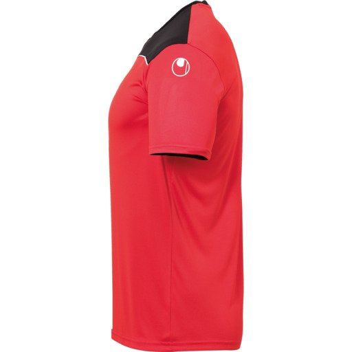 Camisa Offense 23 Poly Vermelha/Preta/Branca Uhlsport